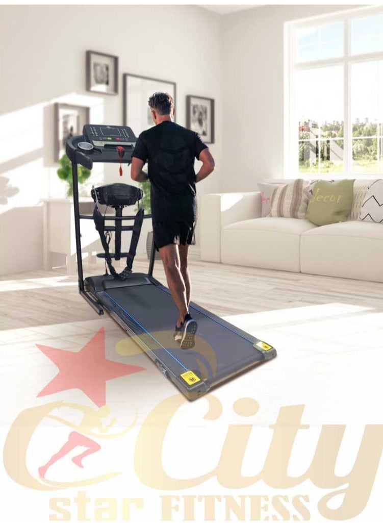 City Star Multifunctional Treadmill with Massage Belt 120 Kg - American Motor, AC Motor - 3.5 HP 1660 Kg - Image 1